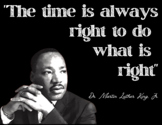 Martin Luther King poster quote Black History Month The ti