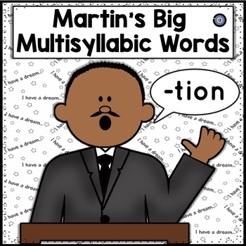 Preview of Martin Luther King's Big Words: Multisyllabic Word and Context Clue Reading