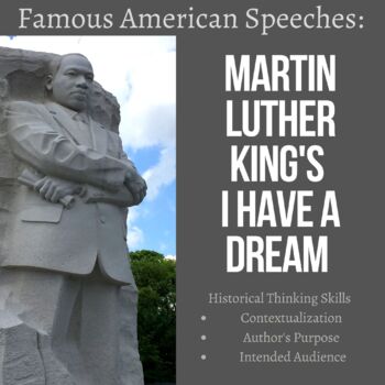 Preview of Martin Luther King's I Have a Dream: Famous American Speeches