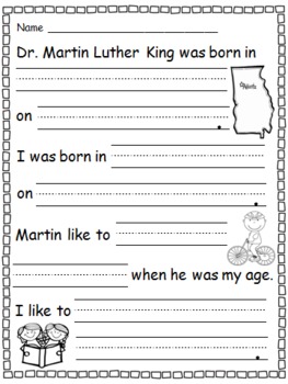 Martin Luther King Jr. Share The Dream! By Shine Bright Teaching