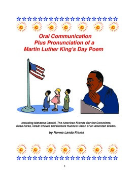 Preview of ESL Civil Skills: Martin Luther King's Day Poem & Dream