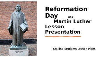 Preview of Martin Luther Reformation Day Presentation