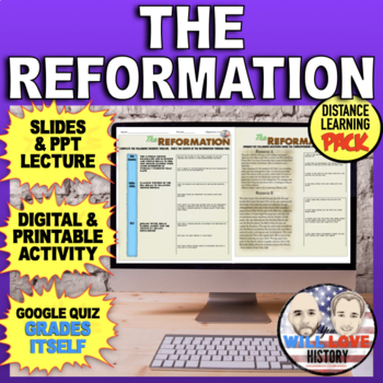 Preview of Martin Luther | The Reformation | Digital Learning Pack