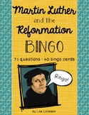 Martin Luther and the Reformation BINGO Game