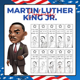 Martin Luther King jr Bookmarks | Black History Month Activities