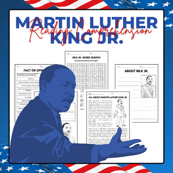 Preview of Martin Luther King jr - Reading Activity Pack | Black History Month Activities