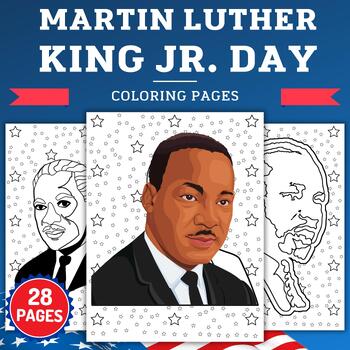 Preview of Martin luther king jr | mlk Coloring Pages sheets - Fun January Activities