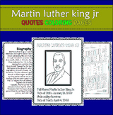 Martin luther king jr quotes coloring pages