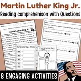 Martin luther king jr reading comprehension passage for 1s