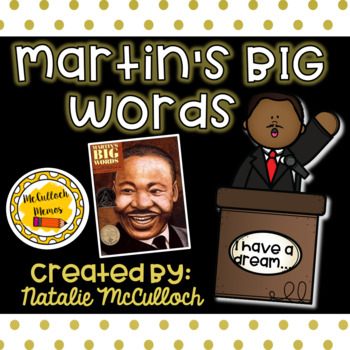 Preview of Martin's Big Words Activity Packet