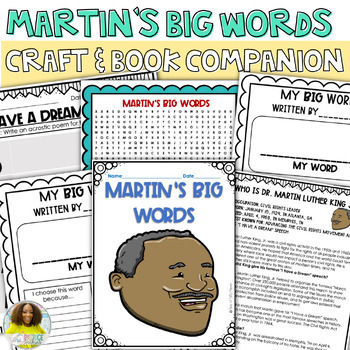 Preview of Martin's Big Words Book Companion & Craft