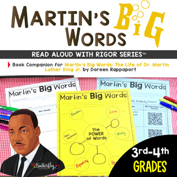 Preview of Book Companion Set for Martin's Big Words Black History Month Reading Activity