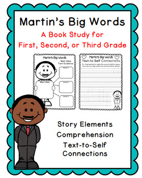 Preview of Martin's Big Words Book Companion and Vocabulary Study