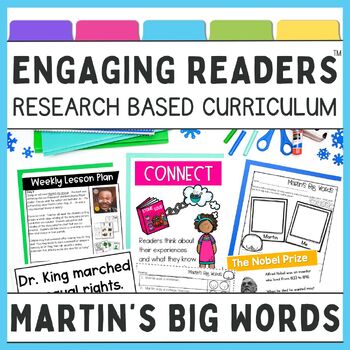 Preview of Martin's Big Words Read Aloud Lessons, Martin Luther King Jr. Craft, Activities