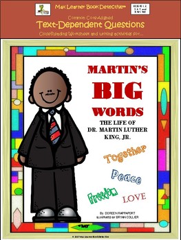 Preview of Martin's Big Words: Text-Dependent Questions and More!