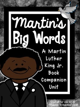 Preview of Martin's Big Words- Martin Luther King Jr. Book Companion Unit