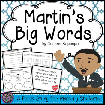 Preview of Martin Luther King Jr. Activity (Martin's Big Words Book Study)