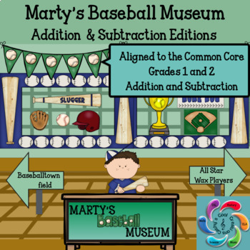 Preview of Interactive Math Games (Addition and Subtraction) Google Slides /PDF Bundle!MBM
