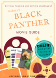 Marvel's Black Panther Movie Packet & Guide + Activities +