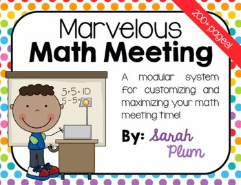 Calendar Time & Daily Interactive Math Routine {Marvelous Math Meeting}