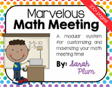 Calendar Time & Daily Interactive Math Routine {Marvelous 