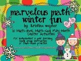 Marvelous Math Tubs ~ Winter Fun ~ 10 hands-on, engaging c