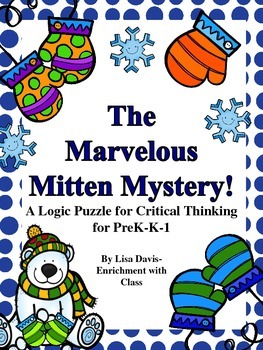Preview of Marvelous Mitten Mystery! Logic Puzzle for Early Primary
