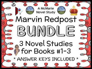 Marvin Redpost BUNDLE (Louis Sachar) 3 Novel Studies / Reading