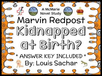 Preview of Marvin Redpost: Kidnapped at Birth? (Louis Sachar) Novel Study / Comprehension