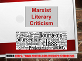 Marxist Literary Criticism Powerpoint lesson + activity