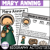 Mary Anning Biography Activities, Worksheets, Flip Book - 