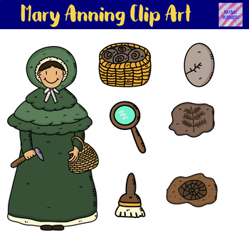 Preview of Mary Anning Clip Art