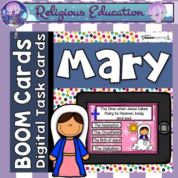 Preview of Mary - BOOM Cards (Digital & Distance Learning)