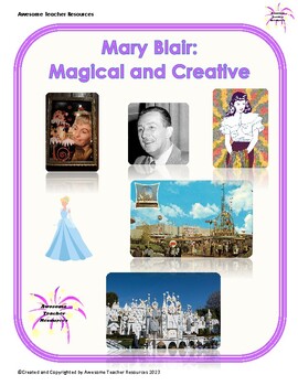 Preview of Mary Blair: Magical and Creative Comprehension and Essay Response: GR 6