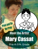 Mary Cassat Printable | Meet the Artist Worksheet | Womens