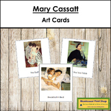 Mary Cassatt 3-Part Art Cards - Famous Artist - Montessori