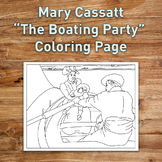 Mary Cassatt Art History Coloring Page