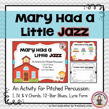 Preview of Mary Had a Little Jazz - An Activity for Pitched Percussion