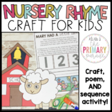 Mary Had a Little Lamb Craft | Nursery Rhyme Crafts | Nurs