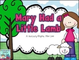 Mary Had a Little Lamb Nursery Rhyme Set