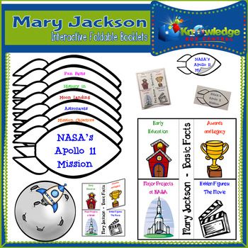 Preview of Mary Jackson Interactive Foldable Booklets - Black History Month