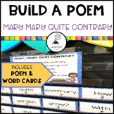 Mary Mary Quite Contrary| Build a Poem | Nursery Rhymes Po