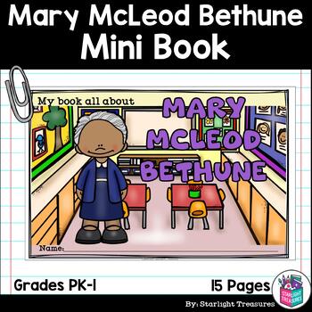 Preview of Mary McLeod Bethune Mini Book for Early Readers: Black History Month