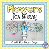 Mary, Mother of God Catholic Feast Day Flower Craft