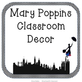 Mary Poppins Classroom Decor Set