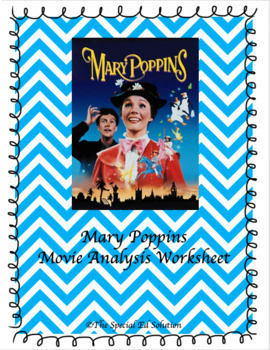 Preview of Mary Poppins Movie Analysis Worksheet