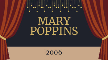 Preview of Mary Poppins Musical Mini-Lesson
