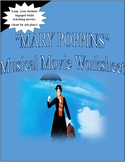 Mary Poppins Musical Movie Worksheet