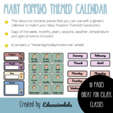 Mary Poppins Themed Calendar in English