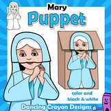 Mary Puppet | Printable Paper Bag Puppet